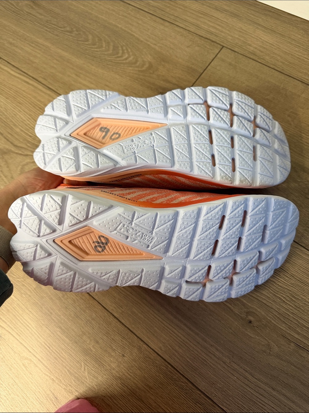 Hoka Mach 5 Women's Running Shoes Camellia Peach Parfait Workout size 8B - Picture 10 of 10